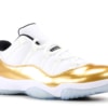 Air Jordan 11 Retro Low White/ Gold 'Olympic' 528895 103 - Image 2