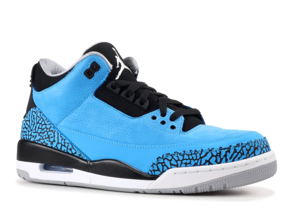 air jordan 3 powder blue