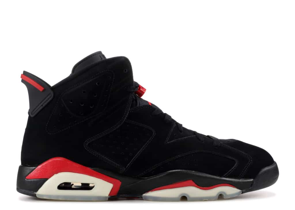 jordan 6 red black white