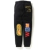 Bape WGM Shark Slim Sweat Pants Black - Image 2