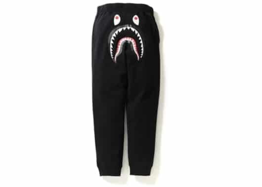 Bape WGM Shark Slim Sweat Pants Black