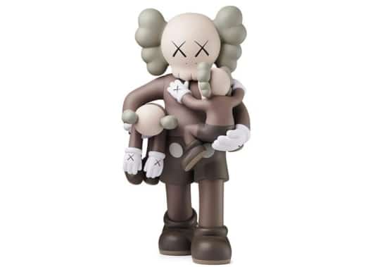 Kaws Clean Slate Vinyl Figure Brown