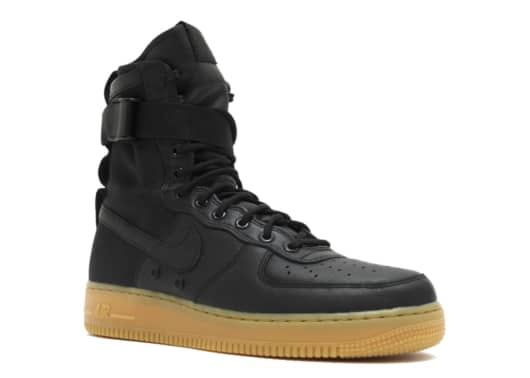 Nike Air Force 1 SF Black/ Gum 859202 009 - Image 2