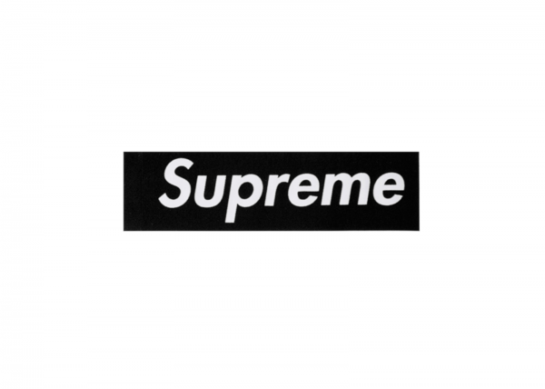 box logo supreme black