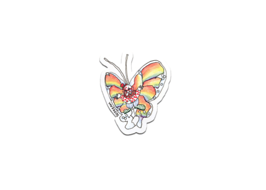 Supreme Gonz Butterfly Sticker