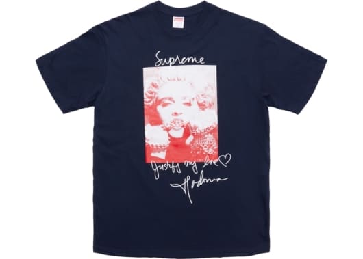 Supreme Madonna Tee Navy