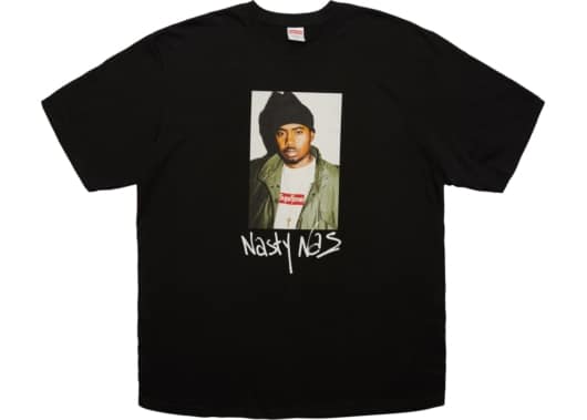 Supreme Nas Tee Black