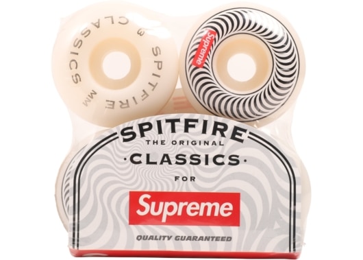 Supreme/Spitfire Classic Wheels Black/White