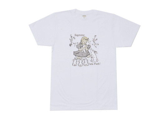 Supreme Let's Fuck Tee White