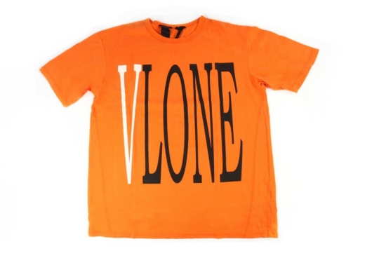 Vlone OG Logo White V Tee Orange