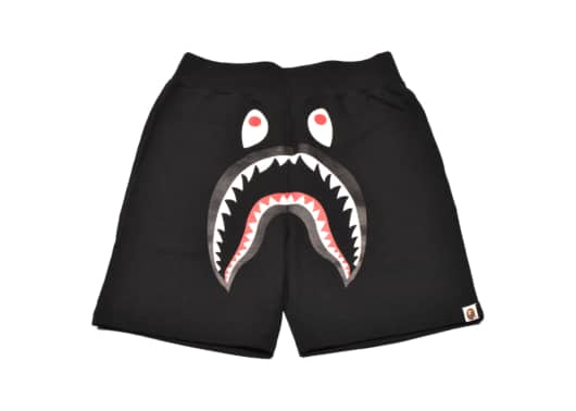 Bape Shark Sweat Shorts Black