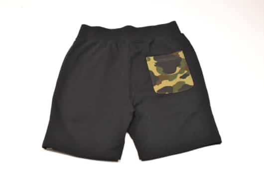 Bape Shark Sweat Shorts Black