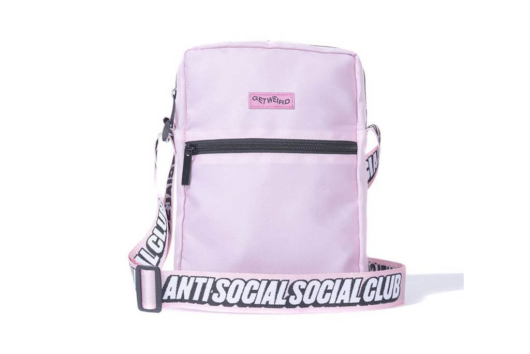 Anti Social Social Club Shoulder Bag Pink