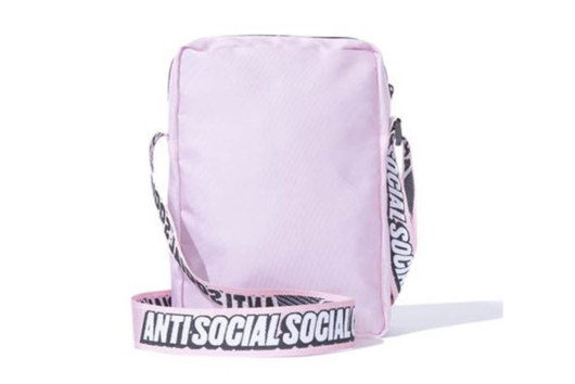 Anti Social Social Club Shoulder Bag Pink - Image 2