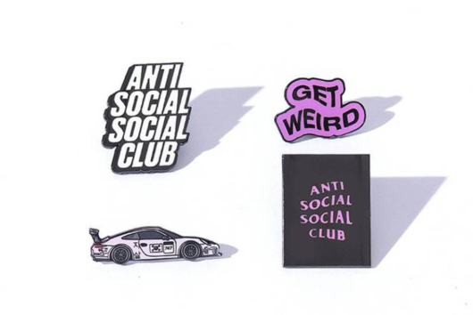 Anti Social Social Club Pin Pinch Set