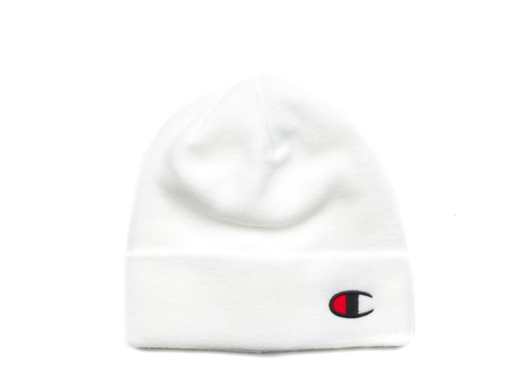 Champion C Life Logo Beanie White