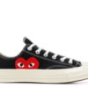 Comme des Garcons PLAY x Converse Chuck Taylor Black Low