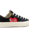 Comme des Garcons PLAY x Converse Chuck Taylor Black Low - Image 3