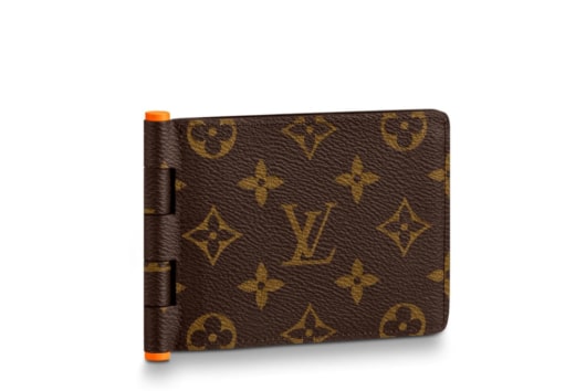 Louis Vuitton x Virgil Abloh Multiple Wallet Monogram Orange Brown