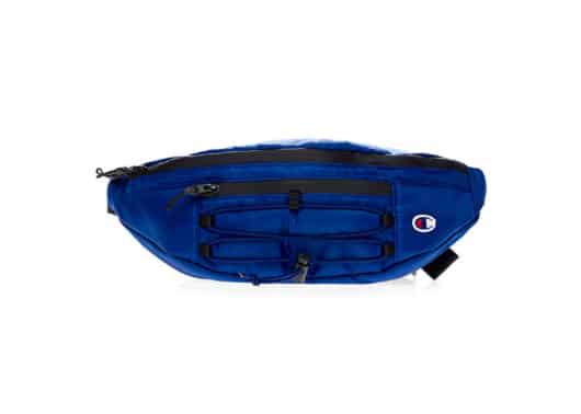 Champion Script Waist Bag Blue - Image 3