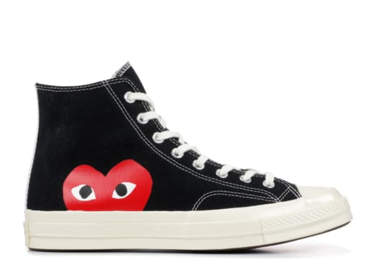 Comme des Garcons PLAY x Converse Chuck Taylor Black High