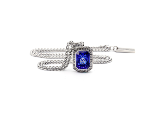 Lost General Sapphire Gemstone Necklace Silver