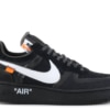 Off White Nike Air Force 1 Low Black White