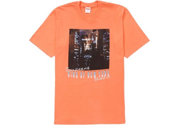 supreme orange tee