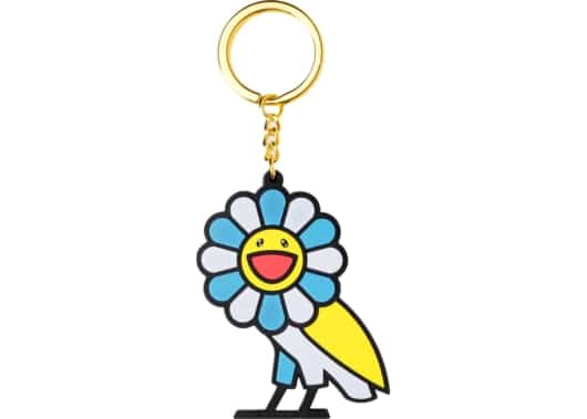 Takashi Murakami x OVO Keychain White