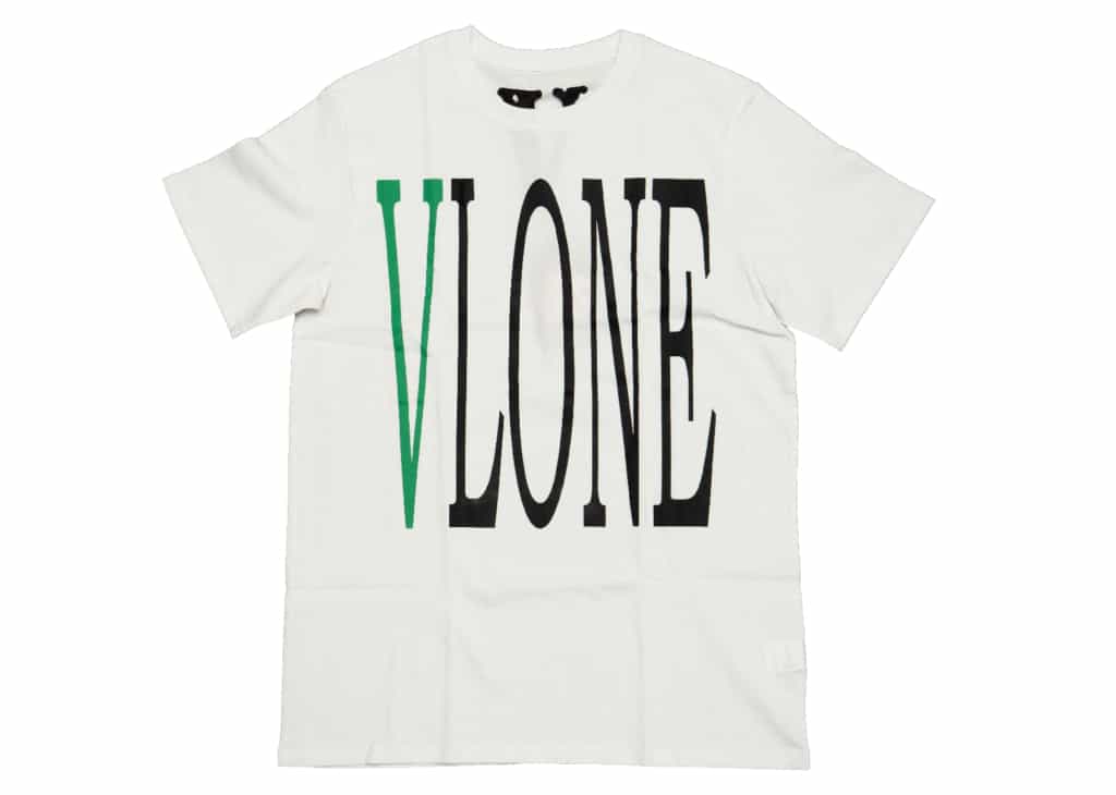 Buy Vlone OG Logo Green V Tee White Online in Australia KickSTW