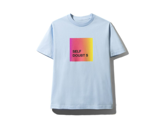 Anti Social Social Club ASSC Self Doubts Tee Light Blue