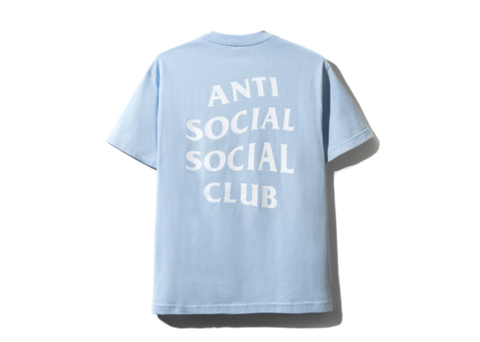 Anti Social Social Club ASSC Self Doubts Tee Light Blue - Image 2