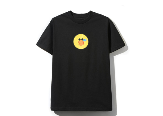 Anti Social Social Club ASSC x Line Sally Duck Black Tee