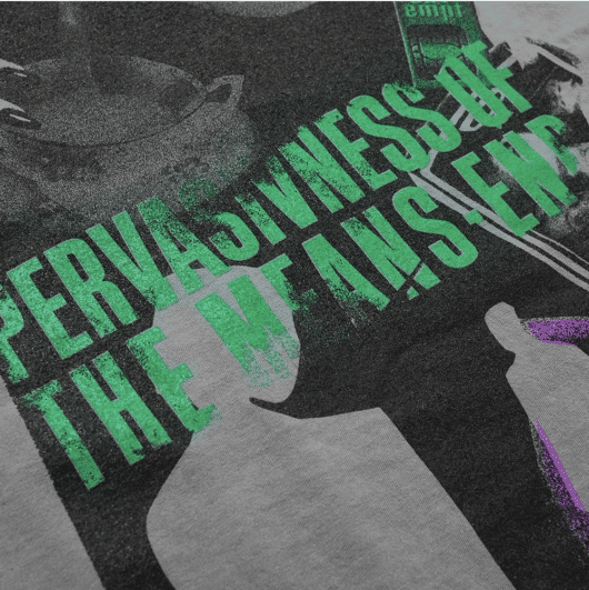 Cav Empt Overdye Means End Tee Grey - Image 2