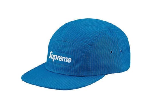 Supreme Overdyed Ripstop Camp Cap Blue