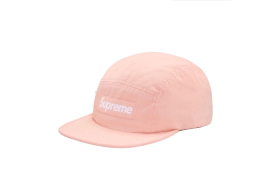 Supreme Side Zip Camp Cap Pink