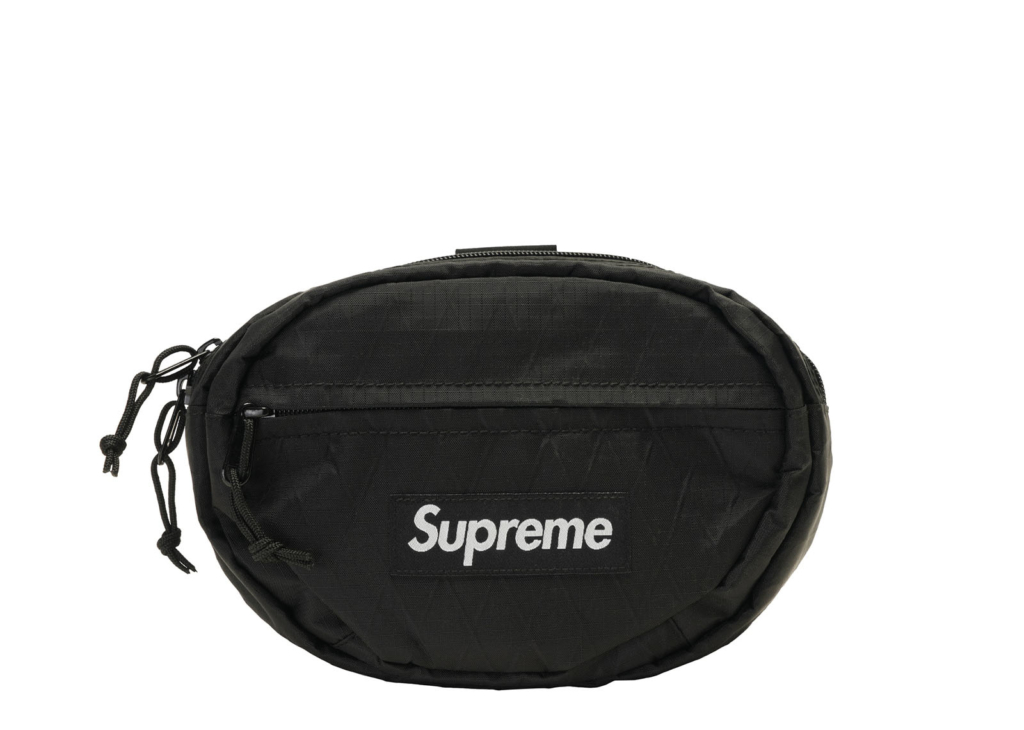 Supreme Waist Bag (FW18) Black kickstw