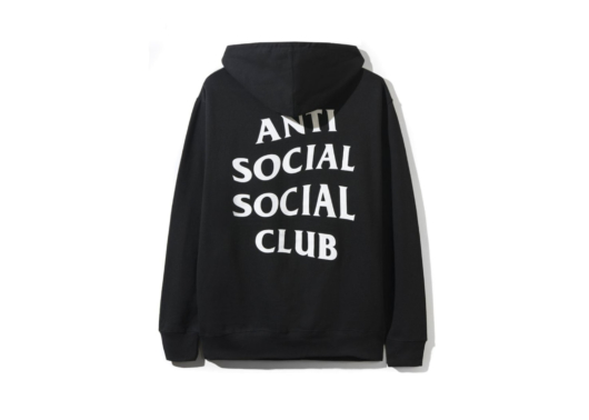 Anti Social Social Club ASSC Not Fucking Happy Hoodie Black - Image 2