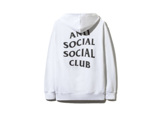 Anti Social Social Club ASSC x Line Brown Bear Hoodie White - Image 2