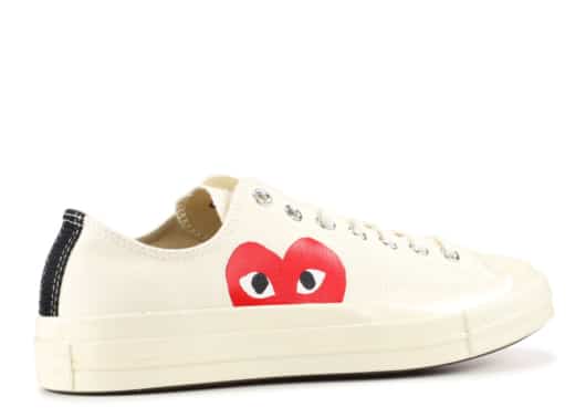 Comme des Garcons PLAY x Converse Chuck Taylor White Low - Image 3