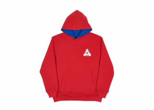 Palace Reverso Hoodie Red/Blue