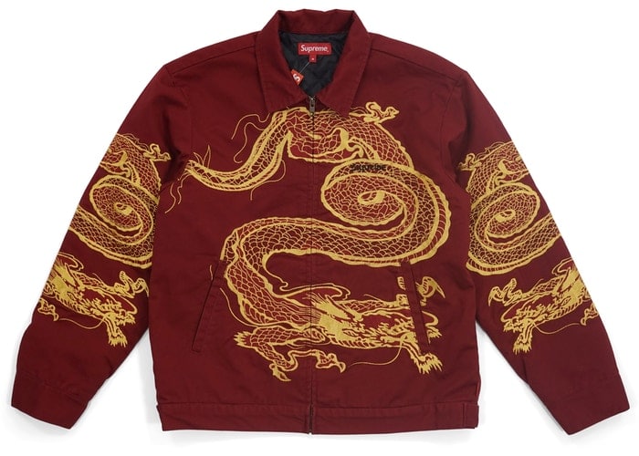 Buy Supreme Dragon Work Jacket Red Online in Australia | KickSTW