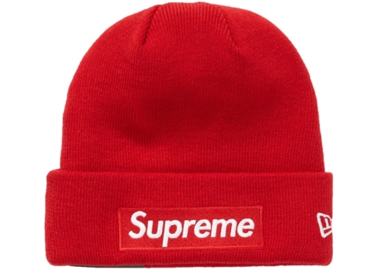 Supreme New Era Box Logo Beanie (FW18) Red