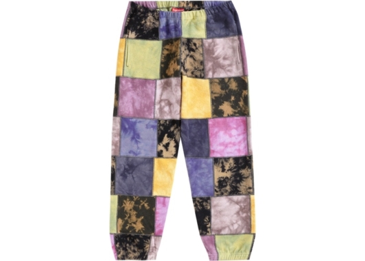 Supreme Patchwork Tie Dye Sweatpant Tie Dye