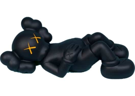 KAWS HOLIDAY JAPAN Vinyl Figure Black (Displayed)