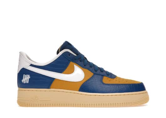 Nike Air Force 1 Low SP Undefeated 5 On It Blue Yellow Croc