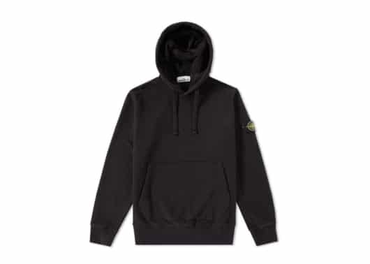 Stone Island Garment Dyed Hoodie Black