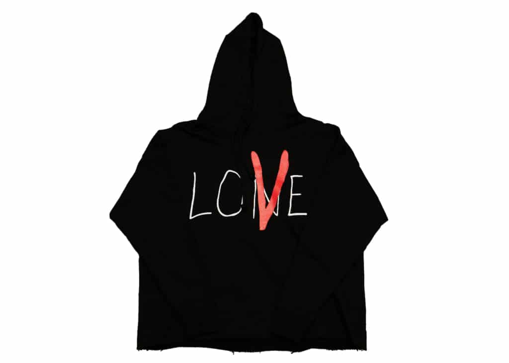 love hoodie black