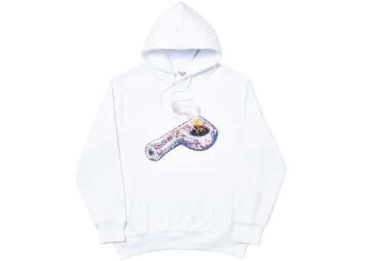 Palace Machine Hoodie White