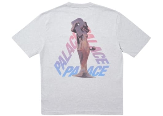 Palace Rolls P3 Tee Grey Marl